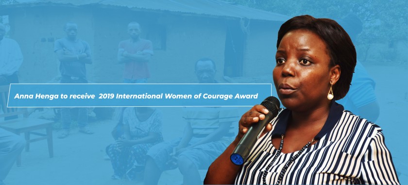 Anna Henga to receive 2019 International Women of Courage Award