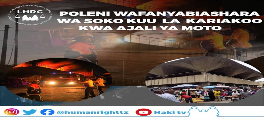 KUSIKITISHWA NA TUKIO LA MOTO LILILOTOKEA KATIKA SOKO KUU LA KARIAKOO