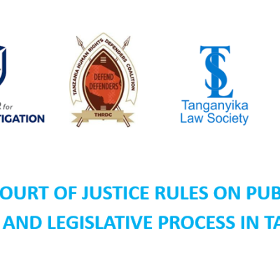 EACJ Delivers Landmark Judgment Strengthening Access to Justice in Tanzania
