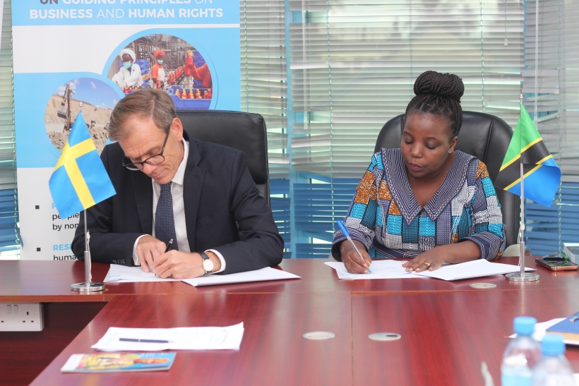 Legal and Human Rights Centre (LHRC) Renews its Partnership with the Embassy of Sweden