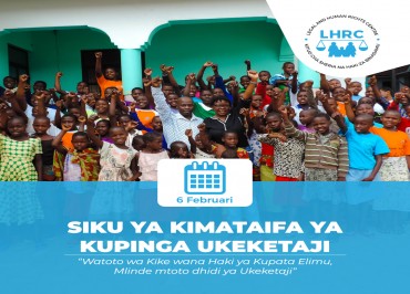 UKEKETAJI WAENDELEA KUWA TISHIO LA MAISHA YA MTOTO WA KIKE TANZANIA