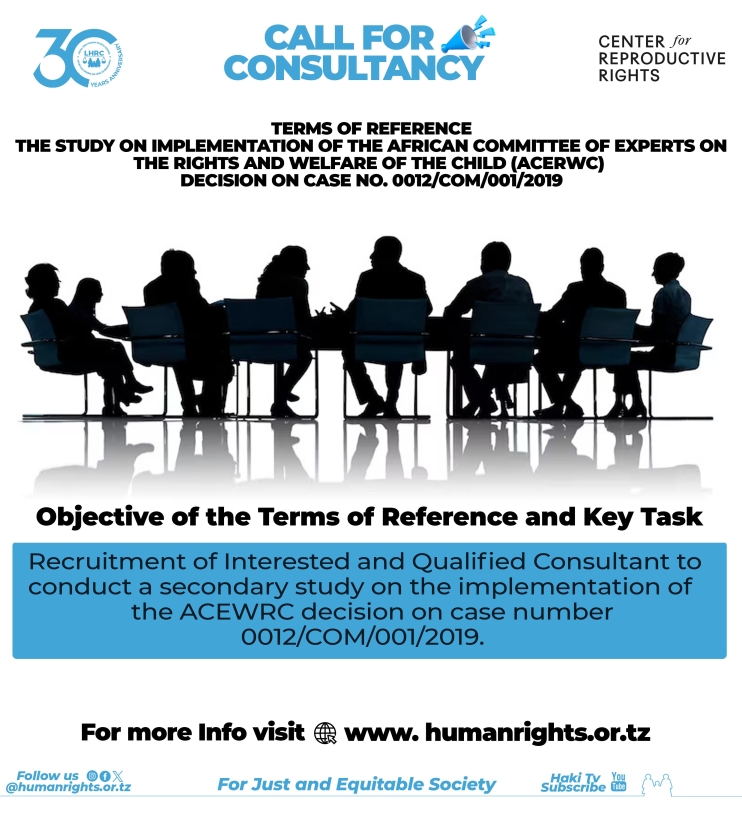 RECRUITMENT OF INTERESTED AND QUALIFIED CONSULTANT TO CONDUCT A SECONDARY STUDY ON THE IMPLEMENTATION OF THE ACEWRC DECISION ON CASE NUMBER 0012/COM/001/2019