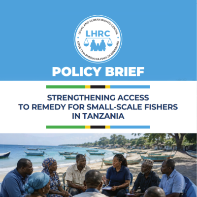 Strengthening Access to Remedy for Small-Scale Fishers in Tanzania