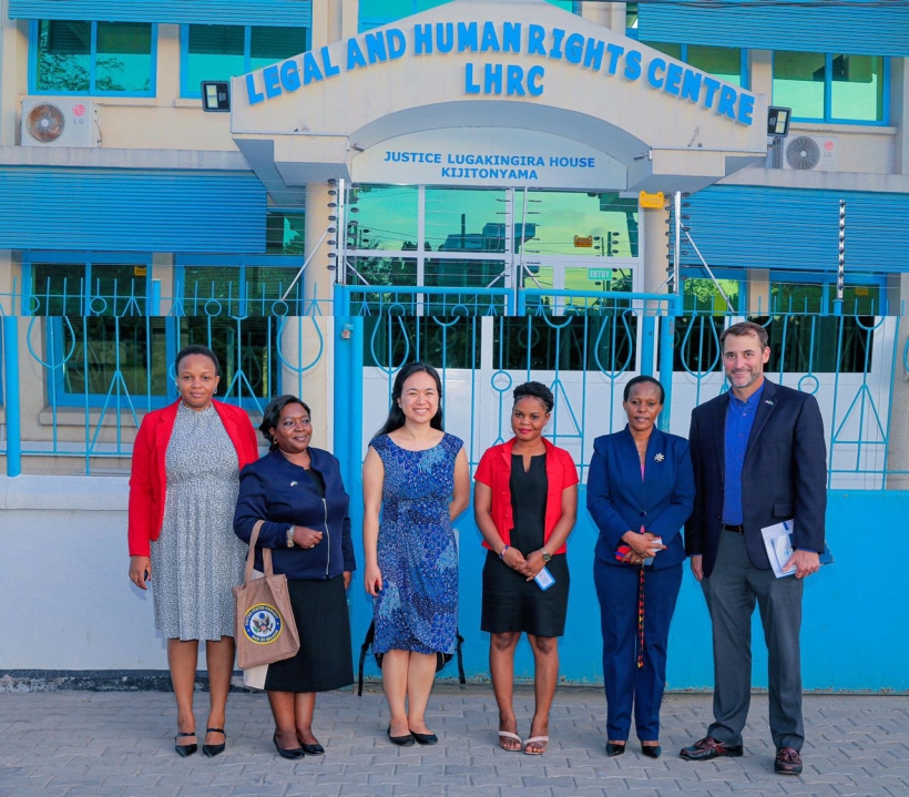 U.S. Embassy Delegation Pays Visit to LHRC